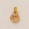 Trendy Four Leaf Clover Fruit Croissant DIY Pendant Charms for Jewelry New Design
