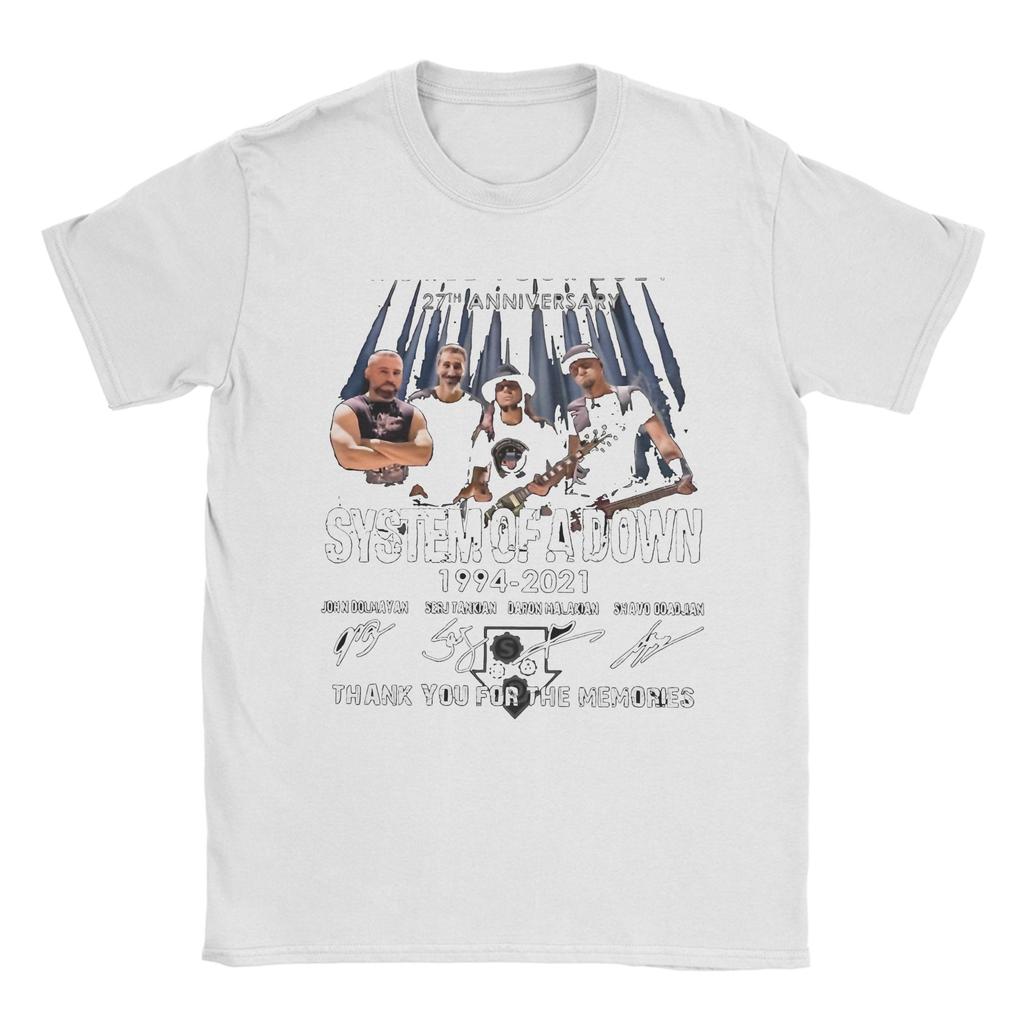Метал Рок Альбом Футболки Групп для Мужчин Женщин Хлопковая Новинка Футболка Круглый Вырез System Of A Down Футболки Топы с Коротким Рукавом Идея для Подарка