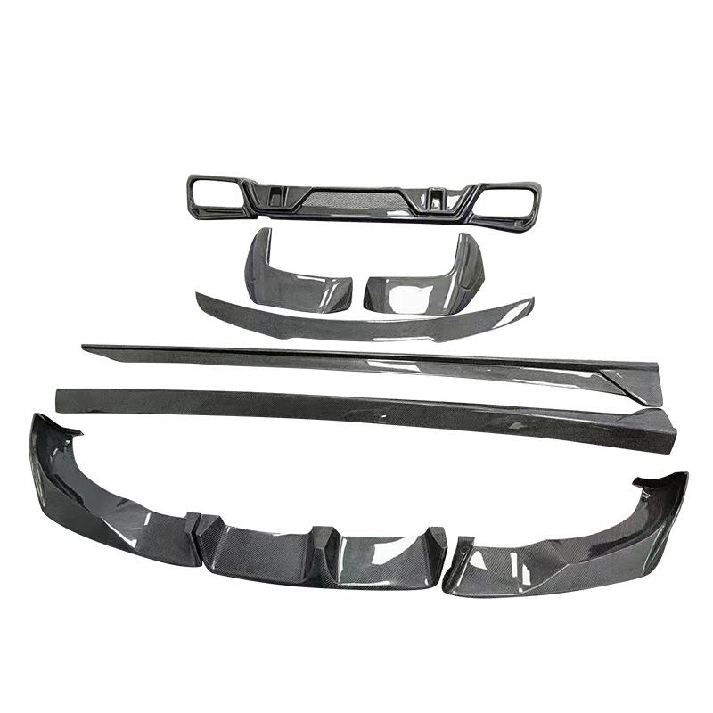 BMW X5 2019-2022 Carbon Fiber Non-destructive Kit: Grille & Rear Spoiler Accessories