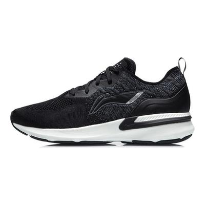 Li Ning Arashi Амортизирующие Низкие Беговые Кроссовки Мужские Черные ARHR131-1