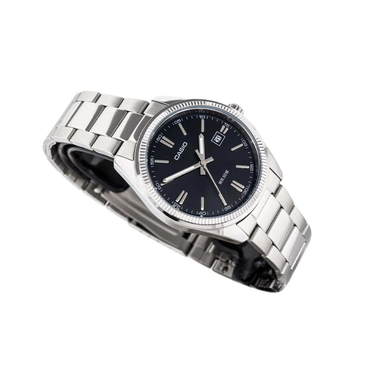Casio Женские часы стандартной серии Черные LTP-1302D-1A1 LTP-1302D-1A1