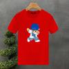 2025 Fashion New For Men's T-shirt High Quality 100% Cotton Bear Printing Summer Casual Cool Loose O-Neck T-Shirt Male Tops 2yk