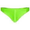 Mens Glossy Low Rise Briefs Solid Color Elastic Waistband Underpants Underwear Swimwear