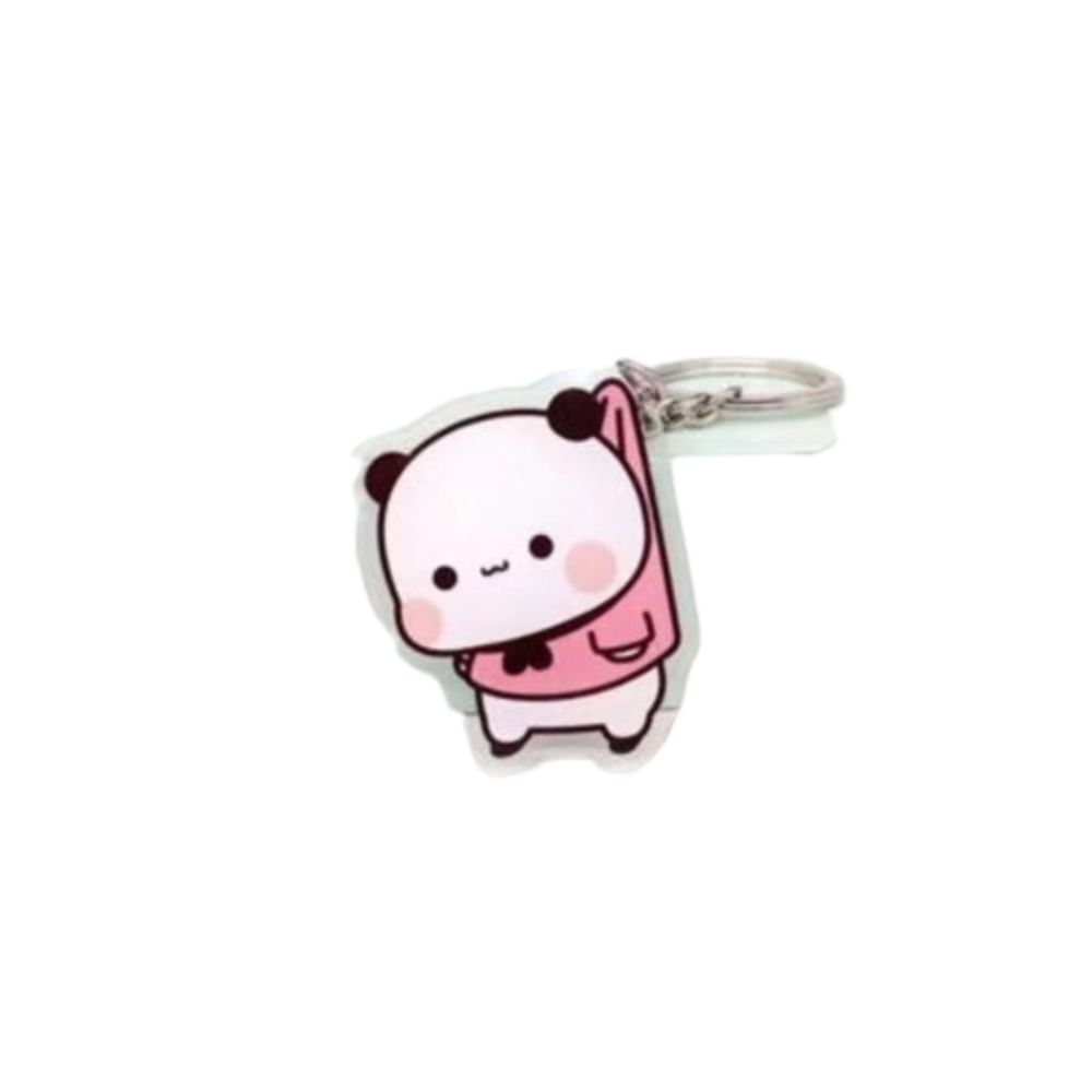 Animal Super Cute Couple Keychain Cartoon Cute Cartoon Bubu Dudu Key Chain Car Keyring