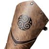 Средневековые кожаные поножи Винтажные шипованные обмотки для ног с регулируемыми ремнями для энтузиастов косплея и LARP