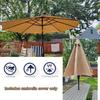 6/8 Ribs Patio Umbrella Replacement Canopy 6.5ft 7.5ft 9ft 10ft Market Umbrella Top Fit Outdoor Umbrella Canopy Beach Cantilever Umbrella (Color :