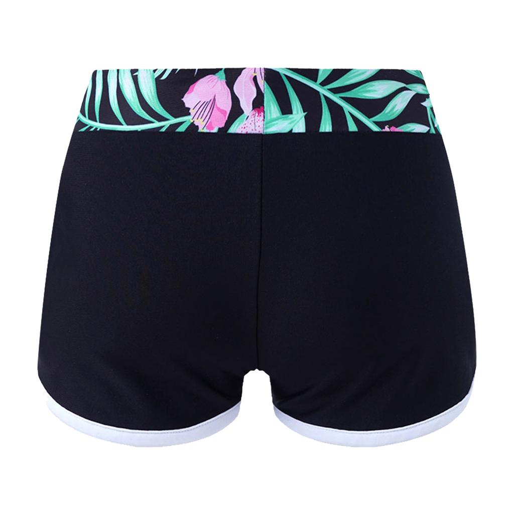 Girls Printed Swimwear Elastic Wide Waistband Shorts Beach Pool Bathing Swimming Holiday Outfit