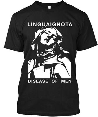 Дизайн 8859 Футболка унисекс Lingua Ignota Болезнь