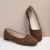 Модные новые горячие продажи женских туфель Slip on женские туфли на плоской подошве с квадратным носком, легкие повседневные удобные туфли на плоской подошве с неглубокой подошвой