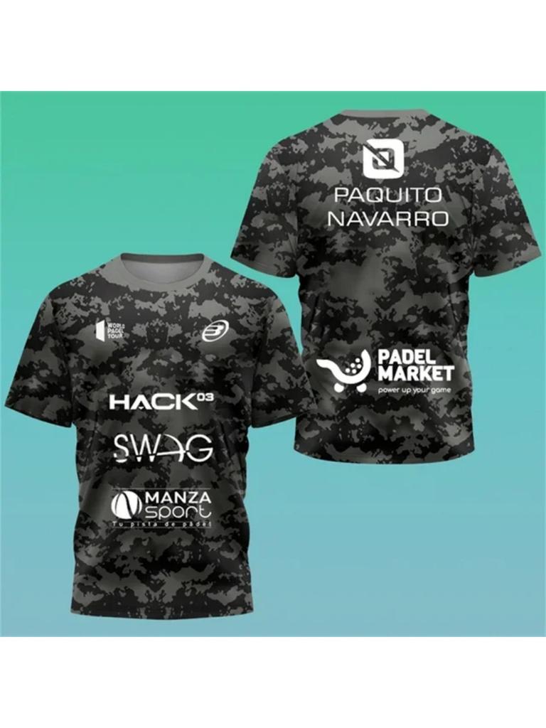 Модная мужская футболка с 3D-принтом, спортивная одежда для тенниса, бутик, одежда для тренировок на открытом воздухе, бадминтон, настольный теннис, летние топы с коротким рукавом свободного кроя