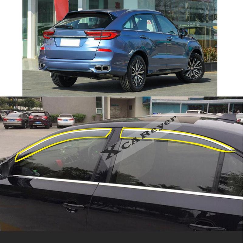 Для Honda AVANCIER URV UR-V 2016-2017 2018 - Автомобильная наклейка Пластиковый оконный стекло Ветровик Защита от дождя/солнца Вентиляционное отверстие