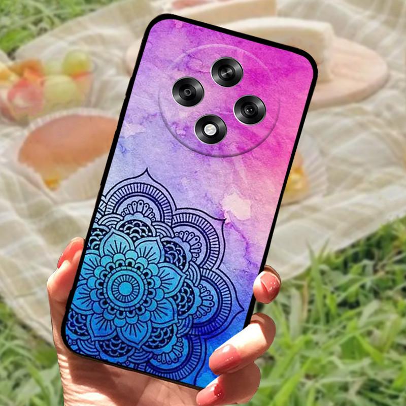 Чехол для OPPO Reno 12 F Мраморный Мягкий Силикон Ударопрочный Чехол Для OPPO Reno 12F 5G Защитный Чехол Для Телефона Reno12F Fundas