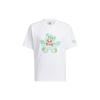 Adidas Originals Cartoon Bear Print Short Sleeve Crew Neck T-Shirt Unisex Tops White HP0119