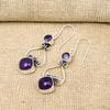 Amethyst Earrings Gemstone Jewelry, 925 Solid Sterling Silver Earrings, Gift For Women Handmade Earrings