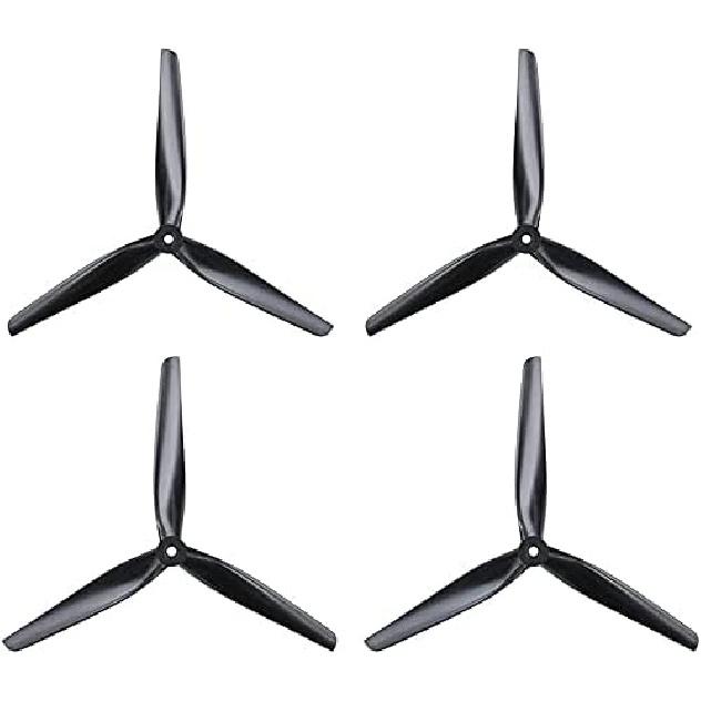 4 шт. HQ Macroquad Пропеллер 8X4X3 Трехлопастной Пропеллер 8 дюймов CW CCW Пропеллер Черный-Стекловолокно Нейлон для RC FPV Дрона Квадрокоптера