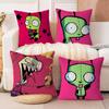 I-Invader Z-Zim Подушка Подарок Домашний Офис Декорация Спальня Диван Автомобиль Наволочка Чехол 45x45