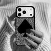 Пики Покер Игральные Карты Туз Арт Чехол Для Телефона Для Apple iPhone 17 Air 16E 15 14 Plus 13 12 11 Pro Max Mini Funda Чехол