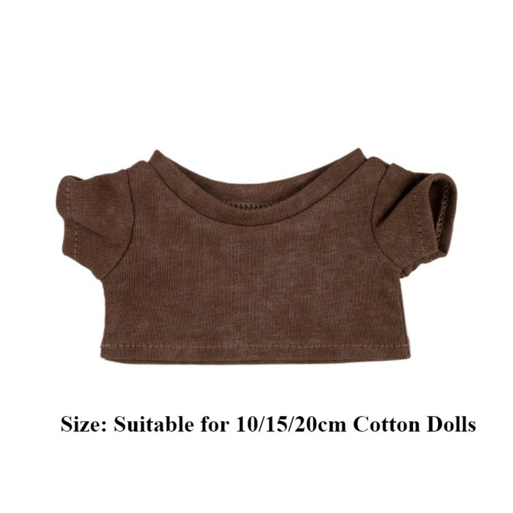 Fashion Style Cotton Doll Clothes Elastic Idol Doll Outfit  for 10/15/20cm Cotton Stuffed Dolls