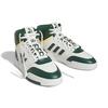 Adidas Originals Drop Step Comfortable Trendy Lightweight Durable Non-Slip High-Top Skate Shoes Unisex Skate Shoes White Green FZ5712