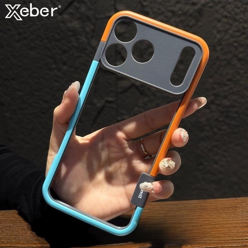 Роскошный чехол-бампер контрастного цвета для iPhone 14 15 16 Plus 17 Pro Max Air с защитой камеры и теплоотводом