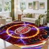 AC Milan Design Crystal Velvet Rug Soft Decorative Mat for Bedroom Entrance