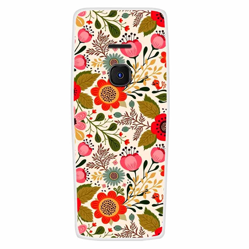 For Nokia 8210 4G Case Soft Silicone Space Landscape Covers for Nokia 6300 4G Cases Colorful Bumpers Cat Phone Protective Bags