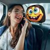 2Pcs Cartoon Car Pillowcase Cool Decorations Car Seat Headcover  Gift for Car Lover