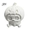 Dark And Pastoral Halloween Ornament Pumpkin Skull Ornament, Hollow Ghost Face Design, 3D Printed Textured Figure Detailed Layered Figurine,