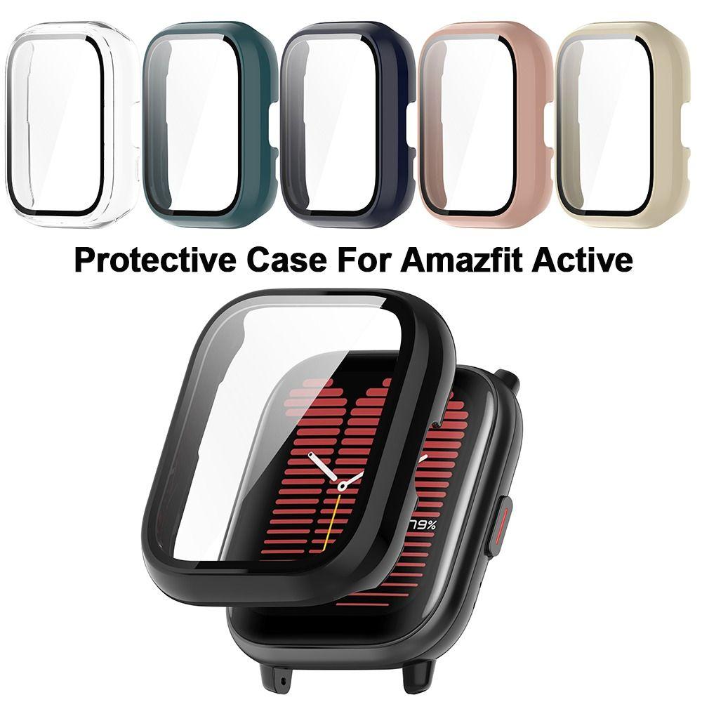 Умный защитный чехол ПК + закаленный чехол Новая защитная пленка для экрана для Amazfit Active