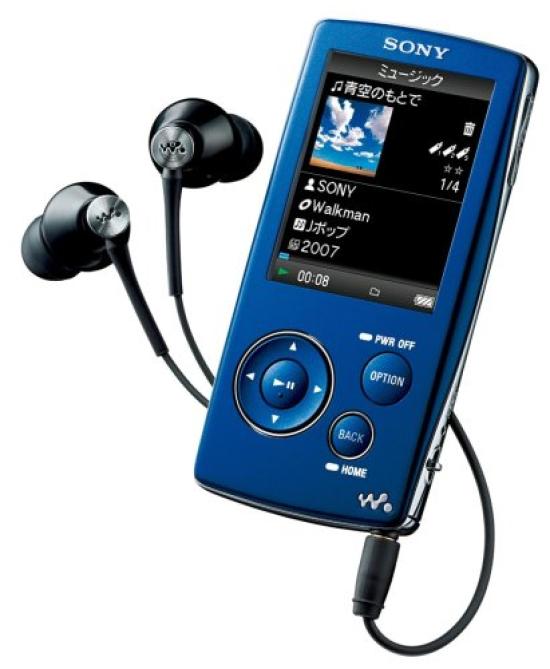 Sony Walkman серии A с поддержкой видео 2 ГБ Фиолетовый V NW-A805