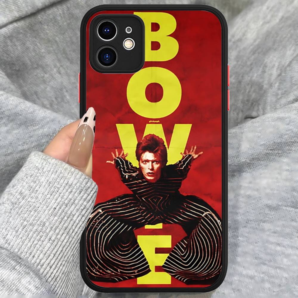 Classic D-DavidS Singer B-BowieS Phone Case For IPhone 11 12 13 14 15 16 Pro Plus X XS MAX Matte Bumper Shockproof Cover