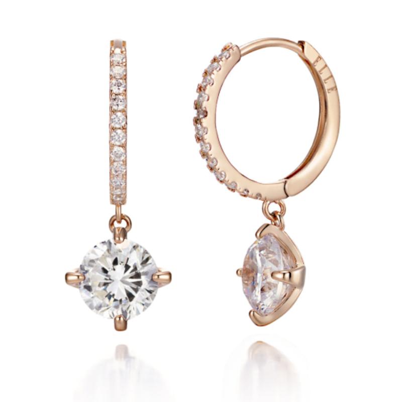 Серьги ELLE Jewelry 14K Bling Day (золотой пин) ELGPEE320