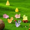 Non-Toxic 20Pcs Luminous Dinosaur Figurines Glow In Dark Mini Resin Animals For Fairy Garden Decor Gift