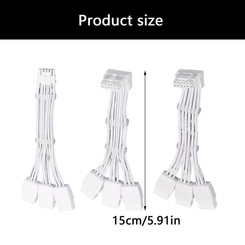 Кабель 3x8pin 8PIN to 16Pin 12VHPWR для GPU 16Pin 12+4Pin Адаптер питания Кабель питания GPU 16-контактный разъем Удлинитель GPU