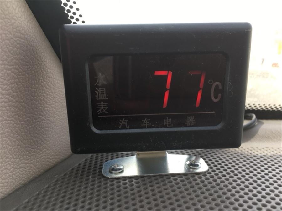 12V 24V Red Digital Water Temperature Gauges for Car + Sensor Head Plug 10MM