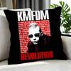 Band KKMFDM band DIY Stickying Cushion Cover Cushion Cover Set Pcs x x x Pillowcase Decorative Sofa Home Decor