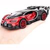 Bugatti Vision GT Supercar 1/32 цинковый сплав литье под давлением модель автомобиля игрушка со звуком и светом для мальчиков и девочек подарок