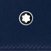 Montblanc Meisterstück Hexagonal White Star Leather Wallet Men wallet Ink-Blue 131696
