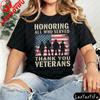 Honoring All Who Served Shirt Memorial Day Tops Veterans Day Gift USA Tops 4th of July Shirt  American Flag Women Clothes