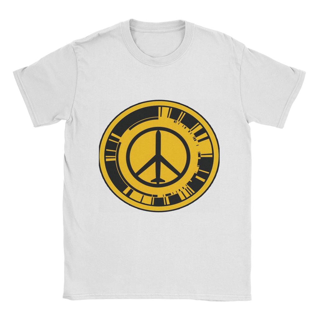 Футболки Metal Gear Solid Peace Walker для мужчин Забавные хлопковые футболки с круглым вырезом и коротким рукавом Идея для подарка Одежда