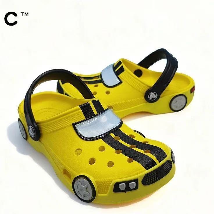 Crocs Классический Автономный Транспорт Бамблби Детская Обувь Унисекс Сандалии и Шлепанцы