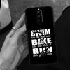 Чехол для телефона Triathlon Tri Life Swim Bike Run для Nubia Red Magic 8 8S Pro Plus 6S 7S 6 7 Pro 6R 5G 5S с задней крышкой