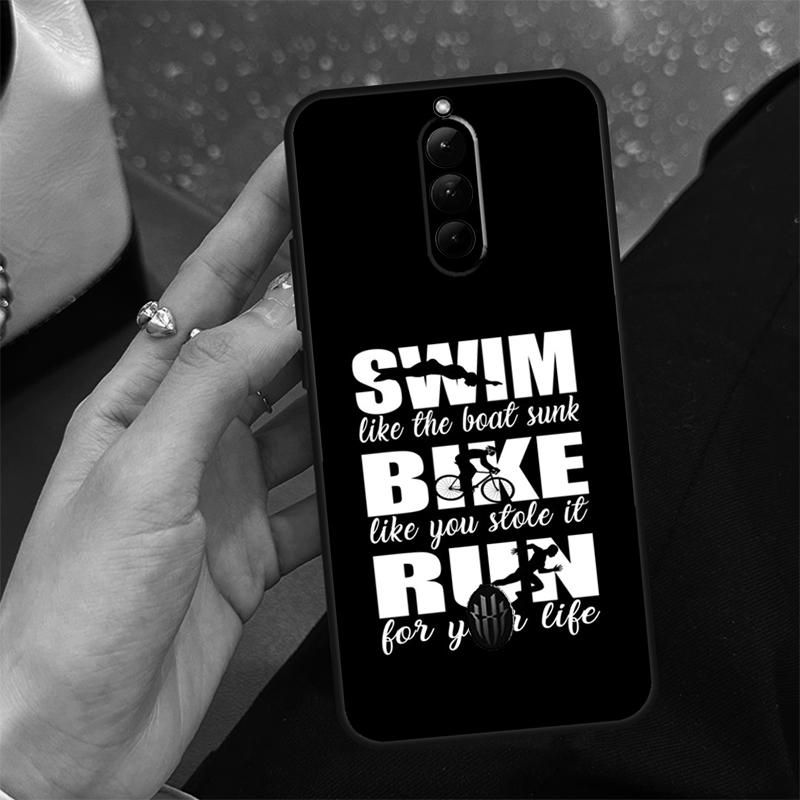 Чехол для телефона Triathlon Tri Life Swim Bike Run для Nubia Red Magic 8 8S Pro Plus 6S 7S 6 7 Pro 6R 5G 5S с задней крышкой