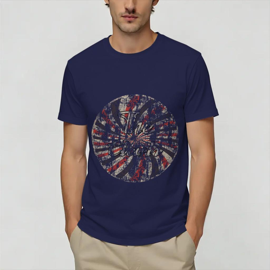 Vintage The Clash Tshirt Summer Cotton Tshirts For Unisex Hipster Design Tshirt Shortsleeved Vintage Tops