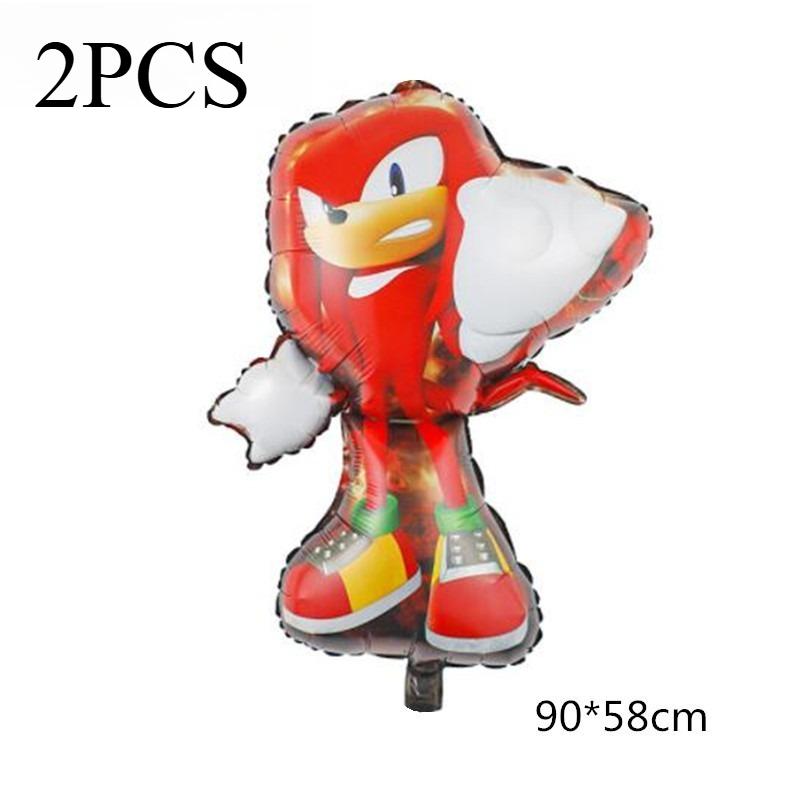 20Pcs The Hedgehog Birthday Balloons  Cartoon Latex Balloons For Kids Game Theme Party Decorations Birthday Party Supplies