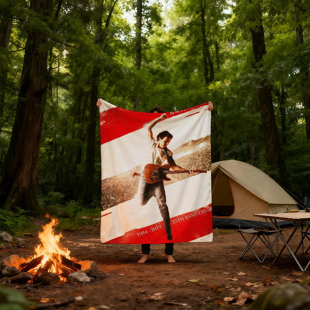 Singer Bruce Springsteen Blanket Super Warm Comfortable Plush Throw Blanket Child Home Sofa Bedroom Gift