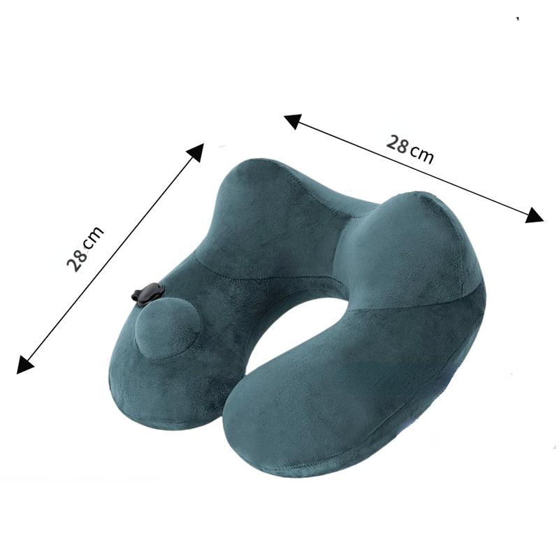 Подушка для кемпинга с автоматическим прессом, защита шеи для кемпинга, уличная надувная подушка для высокоскоростной железной дороги, подушка для шеи, U-образная подушка