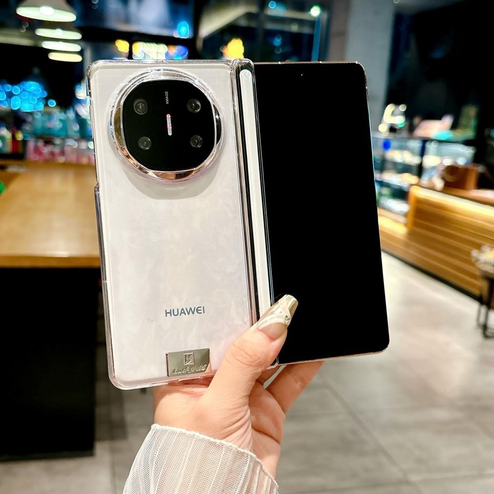 Чехол для Huawei Mate X6 Жесткий ПК Прозрачный Тонкий с защитой шарнира Защитная задняя крышка Чехол для корпуса телефона Huawei mate X6 X5