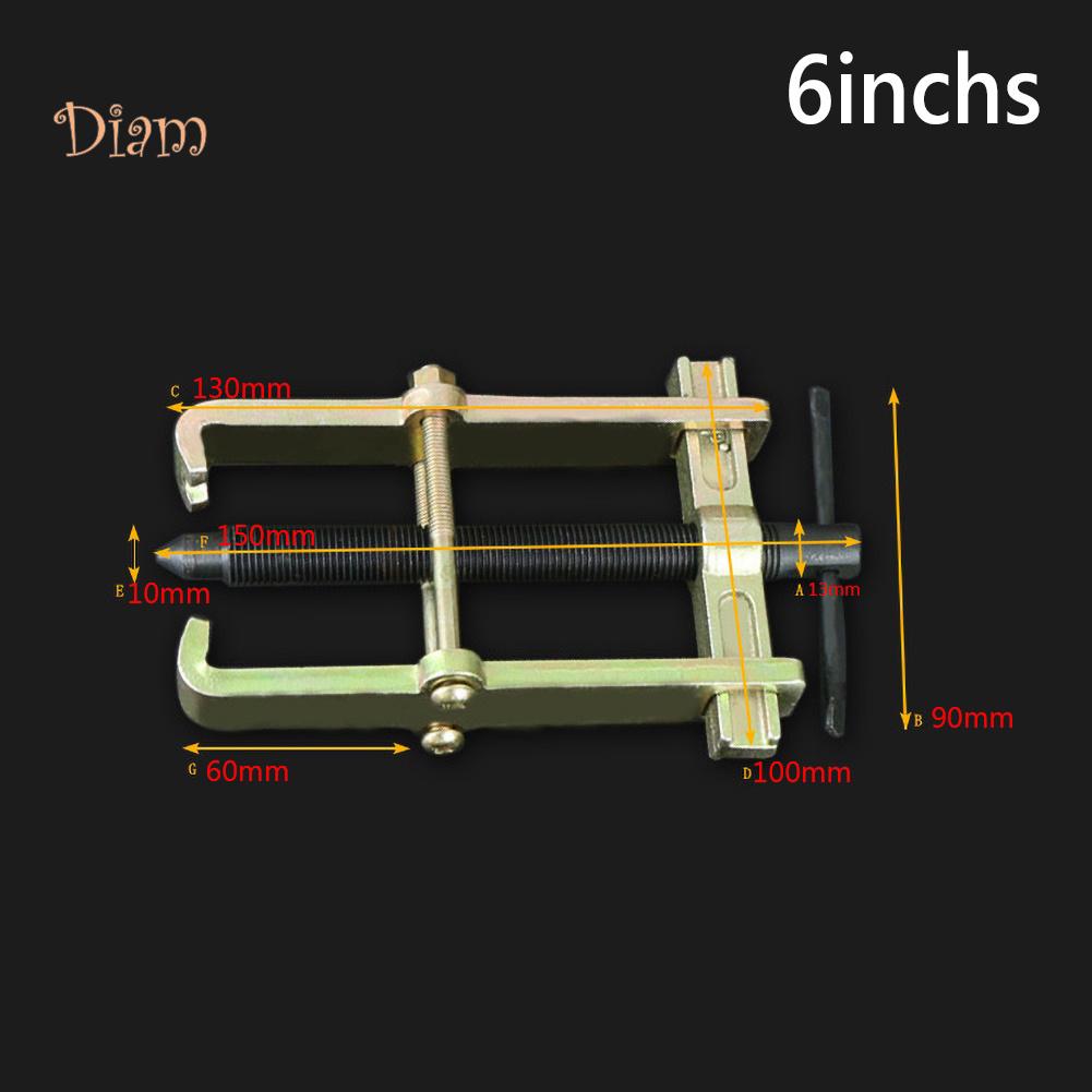 Диаметр 3/4/6 дюймов Углеродистая сталь Двухлапый съемник подшипников Отдельное подъемное устройство Ручной инструмент