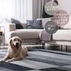 HAOCOO Washable 200x250cm Tatami Suitable for Spring and Nordic Modern and Odor Rectangular Suitable for Indoor All Mosaic Gray Carpet, (3 Mats),